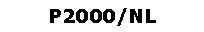 Tekstvak: P2000/NL
